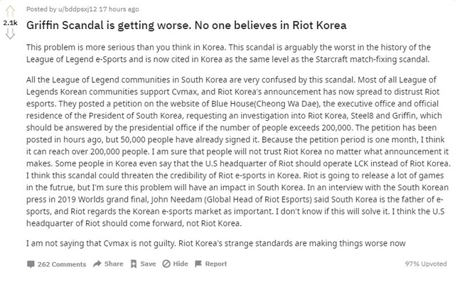 LMHT: Netizen Hàn vẫn ủng hộ cvMax, Riot Games Hàn Quốc mất uy tín trầm trọng vì nghi vấn lạm dụng hình phạt - Ảnh 1.