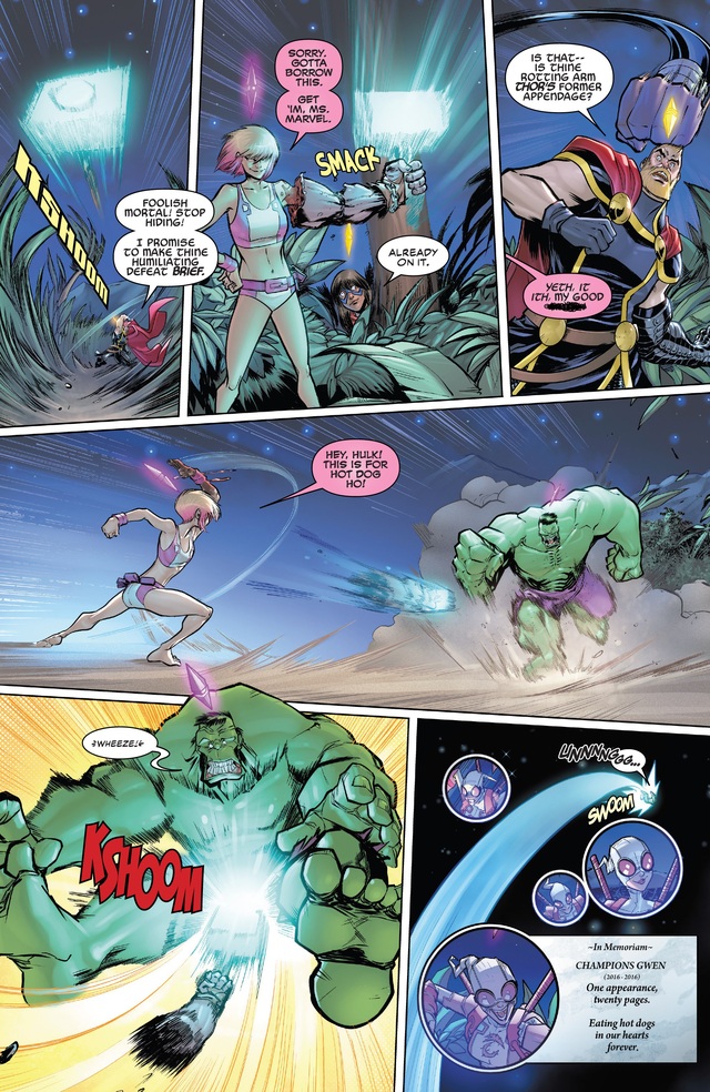 Marvel Comics: Gwenpool ném búa Thor... vỡ háng của Hulk? - Ảnh 12.