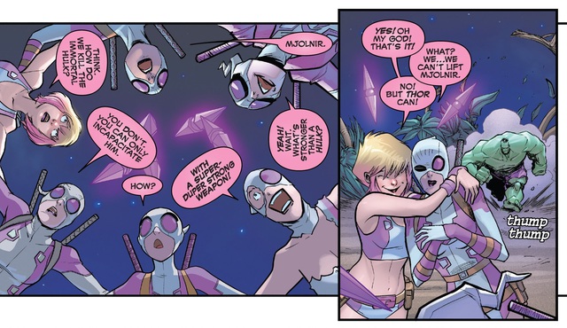 Marvel Comics: Gwenpool ném búa Thor... vỡ háng của Hulk? - Ảnh 9.