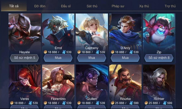 Liên Quân Mobile: Garena tặng FREE 10 tướng, gồm cả Zip và Astrid vào ngày 8/12 tới - Ảnh 3.