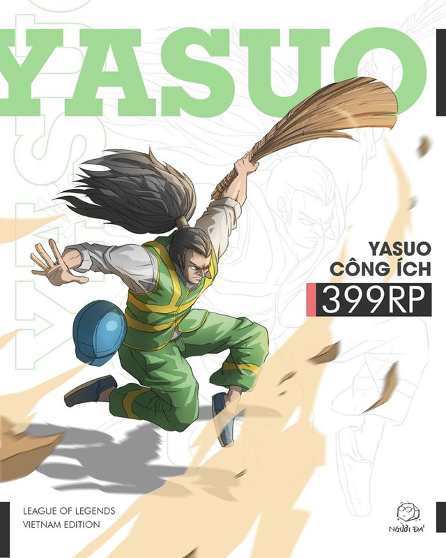 Bái phục với loạt trang phục LMHT đậm hồn Việt: LeeSin Vovinam, Yasuo Công Ích, Twisted Fate Vé Số... - Ảnh 7. Bái phục với loạt trang phục LMHT đậm hồn Việt: LeeSin Vovinam, Yasuo Công Ích, Twisted Fate Vé Số... - Ảnh 7.