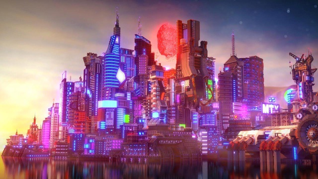 Đứng hình trước tác phẩm nghệ thuật tuyệt đẹp Cyberpunk 2077 được xây dựng hoàn toàn trong Minecraft - Ảnh 1.