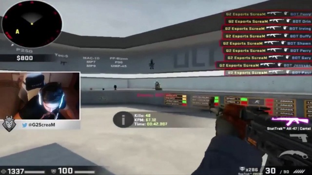 CS:GO - Xuất hiện con BOT gây ức chế nhất quả đất, đầu tự động né đạn không cho game thủ Warm Up - Ảnh 1. CS:GO - Xuất hiện con BOT gây ức chế nhất quả đất, đầu tự động né đạn không cho game thủ Warm Up - Ảnh 1.