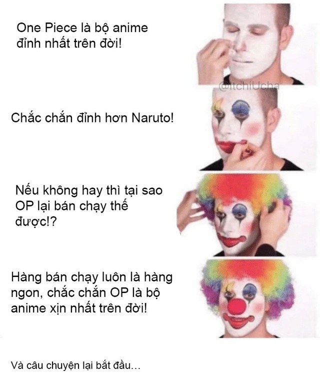 One Piece và Naruto trở thành cảm hứng chế meme khi fan 2 bên đại chiến - Ảnh 1.