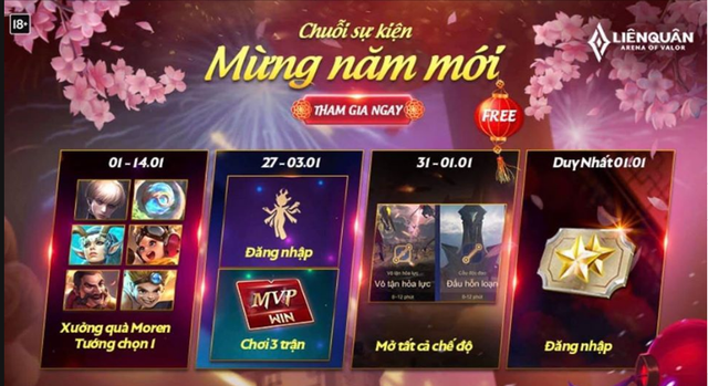 Liên Quân Mobile: Garena gây sốc đầu năm 2020, game thủ lại nhận FREE 6 tướng siêu dễ - Ảnh 2. Liên Quân Mobile: Garena gây sốc đầu năm 2020, game thủ lại nhận FREE 6 tướng siêu dễ - Ảnh 2.
