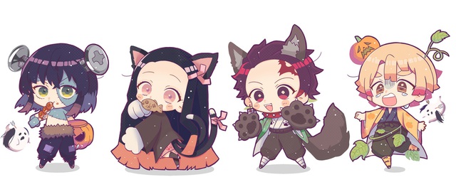 Tan chảy khi ngắm loạt ảnh chibi cute vô đối của các nhân vật trong Kimetsu no Yaiba buổi chiều cuối năm - Ảnh 2.