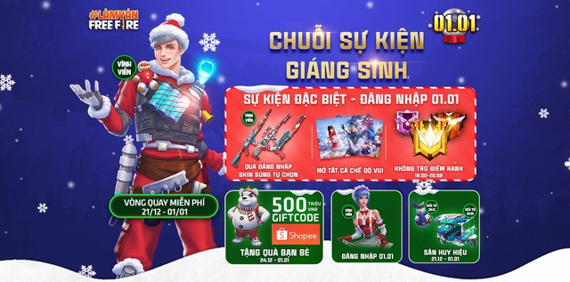Lâu lâu Free Fire mới tặng skin miễn phí vĩnh viễn, game thủ chỉ cần vào game là nhận được - Ảnh 1. Lâu lâu Free Fire mới tặng skin miễn phí vĩnh viễn, game thủ chỉ cần vào game là nhận được - Ảnh 1.