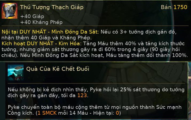 LMHT: Tương tác bất ngờ giữa Thú Tượng Thạch Giáp và chiêu cuối của Pyke - Ảnh 2. LMHT: Tương tác bất ngờ giữa Thú Tượng Thạch Giáp và chiêu cuối của Pyke - Ảnh 2.