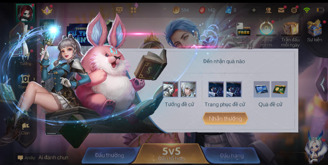 Liên Quân Mobile: Garena tặng 5 tướng, 3 skin bậc S tùy chọn cho người chơi come back - Ảnh 1.