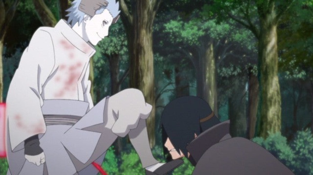 Boruto: Người hâm mộ phẫn nộ khi thấy Sasuke bị Urashiki đầy đọa mà không thể phản kháng - Ảnh 1.