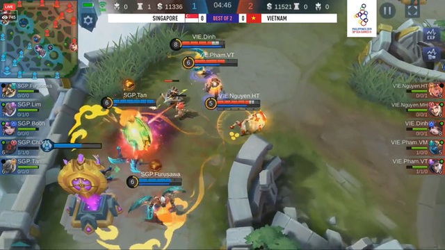 Sóng Wi-Fi siêu lởm khiến tuyển Mobile Legends Việt Nam suýt thua Malaysia tại Sea Games 30 - Ảnh 3. Sóng Wi-Fi siêu lởm khiến tuyển Mobile Legends Việt Nam suýt thua Malaysia tại Sea Games 30 - Ảnh 3.