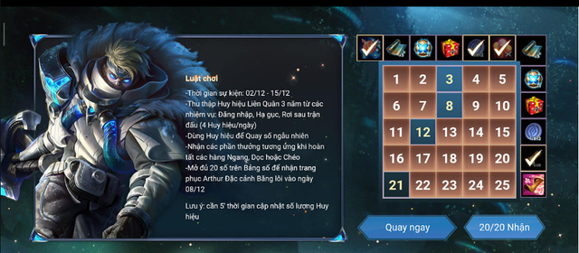 Liên Quân Mobile: Game thủ đua nhau nhận FREE ít nhất 1 tướng và 2 skin trong ngày 8/12 - Ảnh 1.