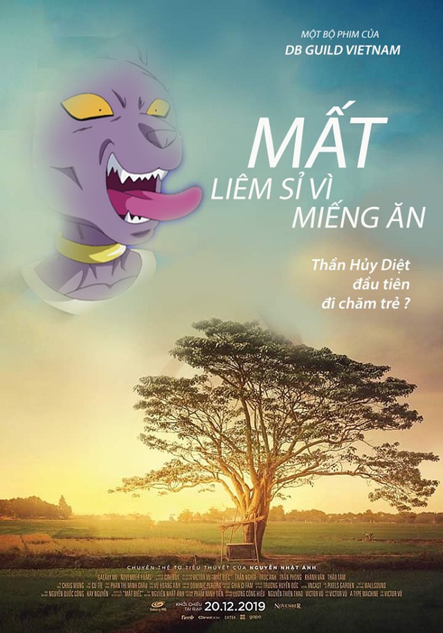 Chết cười với loạt ảnh chế Dragon Ball lấy cảm hứng từ poster phim Mắt Biếc - Ảnh 7.