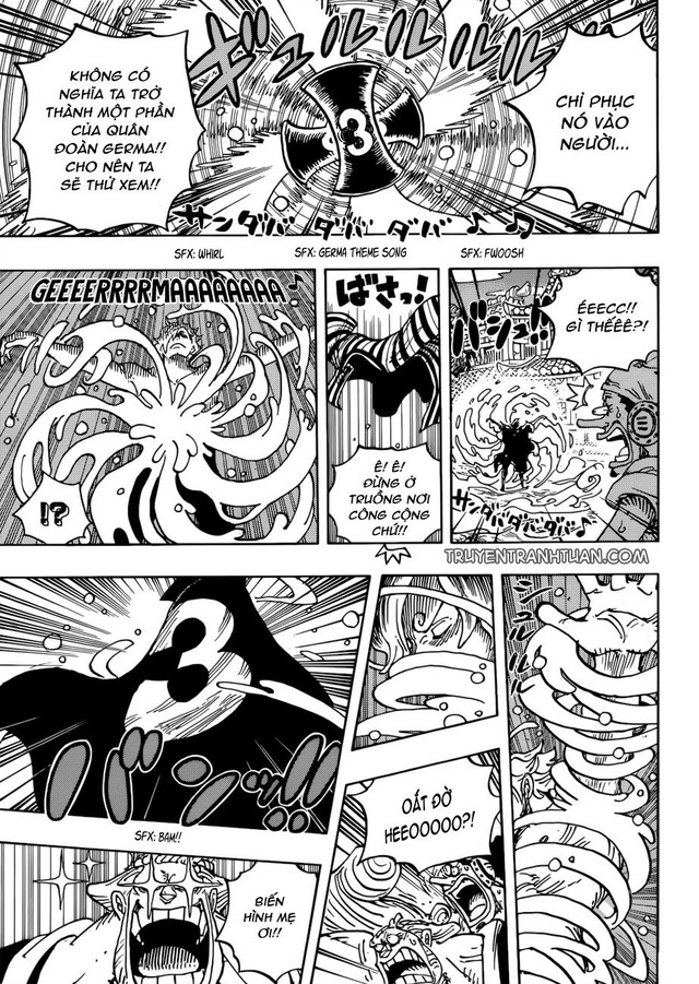 One Piece: Hắc ẩn Sanji tung cước cực mạnh vào đầu Page One, Big Mom đã quên mất bản thân mình là ai - Ảnh 1.