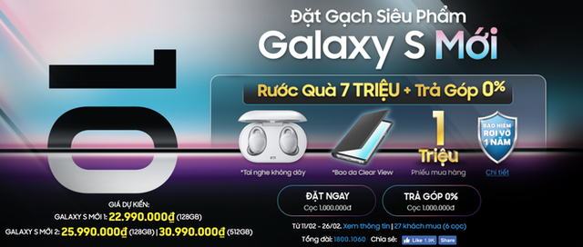 Galaxy S10 bắt đầu cho đặt hàng tại Việt Nam, giá cao nhất 36 triệu đồng - Ảnh 1.