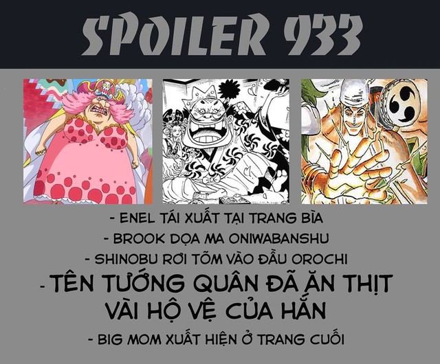 One Piece 933 Thần Sấm Set Enel Trở Lại Nami Triệu Hồi Zeus Giang Một đon Cực Mạnh Vao Người Tướng Quan Orochi