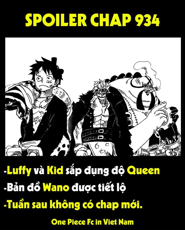 Spoil One Piece 934: Luffy và Kid sắp sửa đánh nhau to với Queen, thủ hạ mạnh thứ 2 của Kaido? - Ảnh 4.