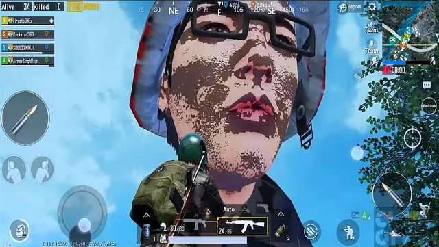 Lỗi Bug sản sinh ra người khổng lồ vô hại trong phiên bản 0.11 của PUBG Mobile - Ảnh 2.