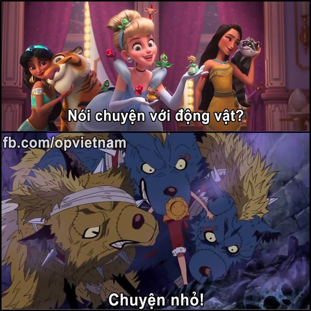 Vui là chính: Khi Luffy Mũ Rơm trong One Piece và những nàng công chúa của Disney gặp nhau đầu xuân - Ảnh 4.