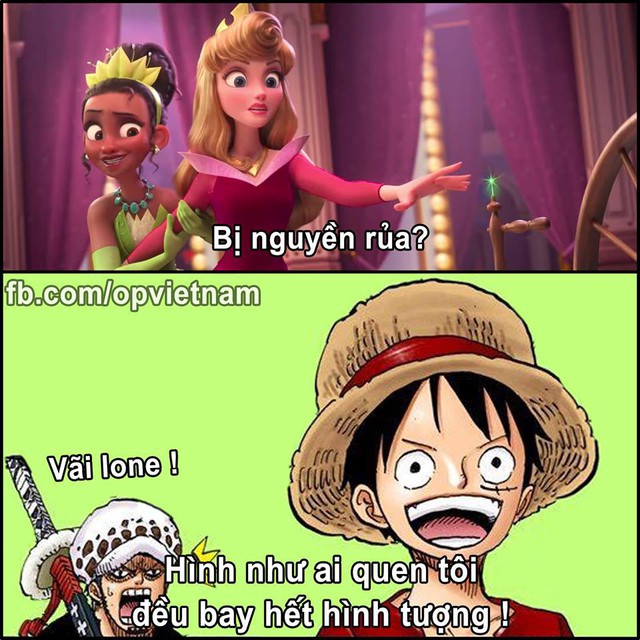 Vui là chính: Khi Luffy Mũ Rơm trong One Piece và những nàng công chúa của Disney gặp nhau đầu xuân - Ảnh 6.