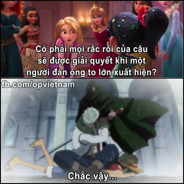 Vui là chính: Khi Luffy Mũ Rơm trong One Piece và những nàng công chúa của Disney gặp nhau đầu xuân - Ảnh 8. Vui là chính: Khi Luffy Mũ Rơm trong One Piece và những nàng công chúa của Disney gặp nhau đầu xuân - Ảnh 8.