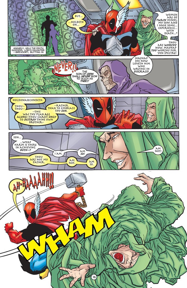 Từng nâng được Mjolnir nhưng liệu Deadpool có thực sự xứng đáng với cây búa thần của Thor? - Ảnh 4.