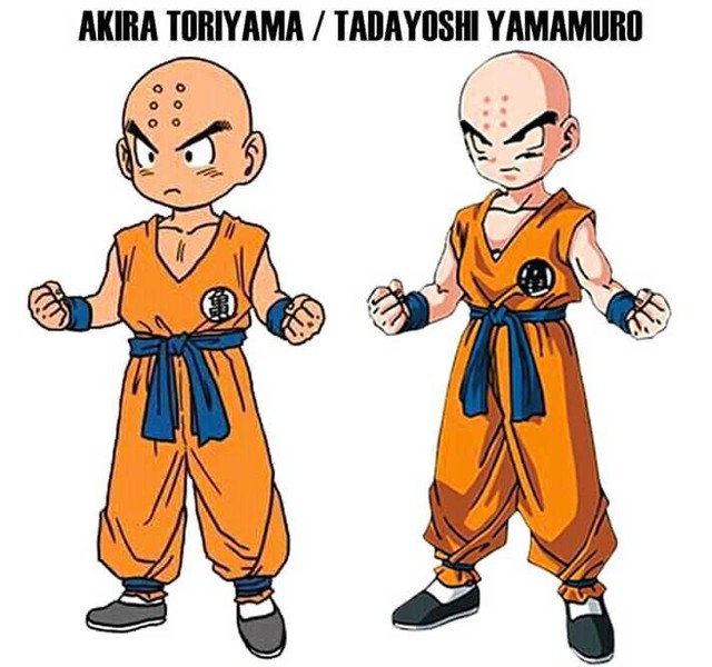 Các nhân vật trong Dragon Ball qua nét vẽ của cha đẻ và cha nuôi khác nhau thế nào? - Ảnh 2.