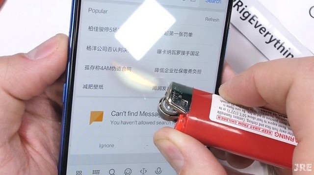 Thử thách độ bền Xiaomi Mi 9 với dao, lửa và dùng tay bẻ cong: Xứng đáng là một siêu phẩm cao cấp - Ảnh 6.