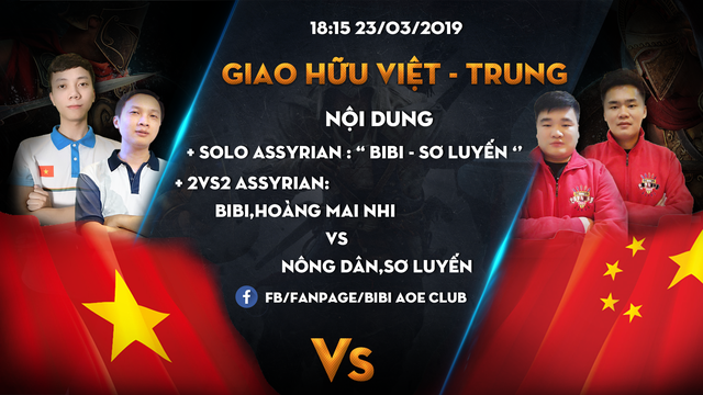 Đại chiến AoE Việt – Trung 2019: BiBi - Sơ Luyến và cuộc chiến của 2 thế lực chống lại Vua - Ảnh 1.