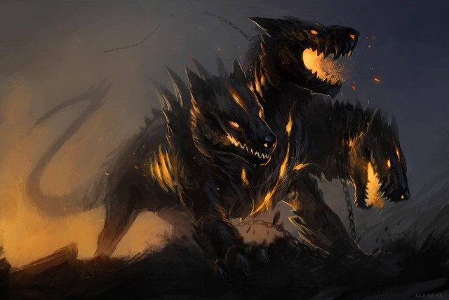 Chó quỷ: Loài quái vật hung dữ canh gác địa ngục - Ảnh 3.