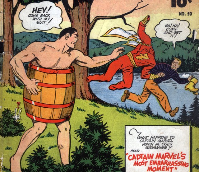 Một phút bất cẩn, siêu anh hùng Shazam đã bị trộm đồ khi... đang tắm sông - Ảnh 1.
