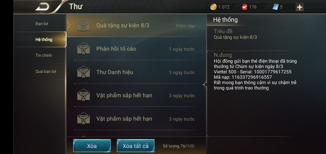 Garena trao thẻ cào điện thoại, game thủ Liên Quân Mobile than: Tặng quà ingame cho xong - Ảnh 2.