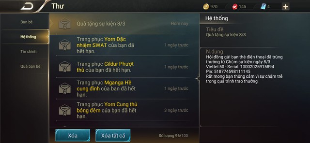 Garena trao thẻ cào điện thoại, game thủ Liên Quân Mobile than: Tặng quà ingame cho xong - Ảnh 3.