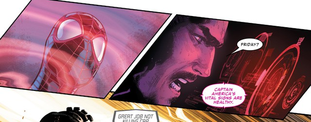 Tạo riêng một siêu chiến giáp để khắc chế Captain Marvel, nhưng Iron Man vẫn bị bán hành đến hôn mê bất tỉnh - Ảnh 3.