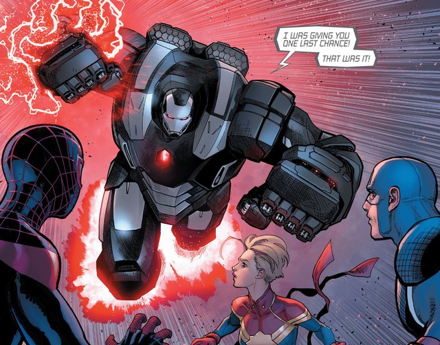 Tạo riêng một siêu chiến giáp để khắc chế Captain Marvel, nhưng Iron Man vẫn bị bán hành đến hôn mê bất tỉnh - Ảnh 1.