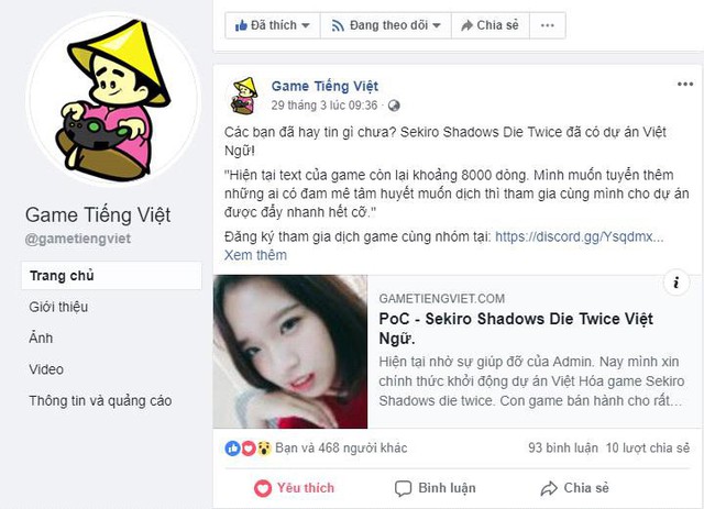 Tin vui cho game thủ Việt: Tựa game khó nhất năm 2019 đang được Việt hóa - Ảnh 1.