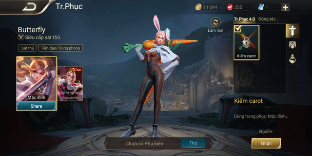 Liên Quân Mobile: Garena bán combo Tóc hồng, tai thỏ, kiếm carot, nhưng không tặng kèm Butterfly - Ảnh 3.