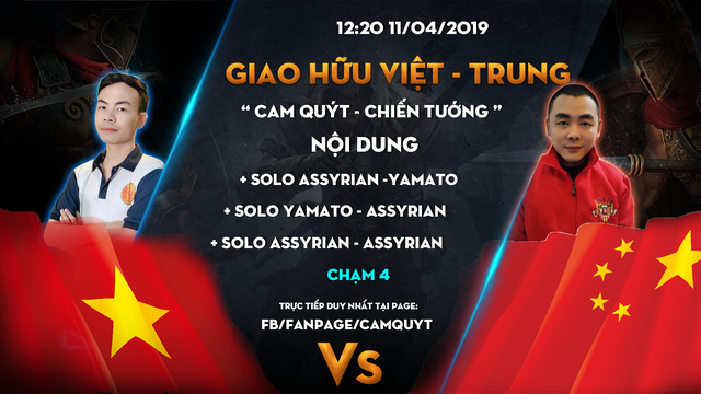 Đại chiến AoE Việt – Trung 2019: Chiến Tướng tái xuất, Cam Quýt đối đầu cựu hoàng Assyrian AoE Trung Quốc - Ảnh 1. Đại chiến AoE Việt – Trung 2019: Chiến Tướng tái xuất, Cam Quýt đối đầu cựu hoàng Assyrian AoE Trung Quốc - Ảnh 1.