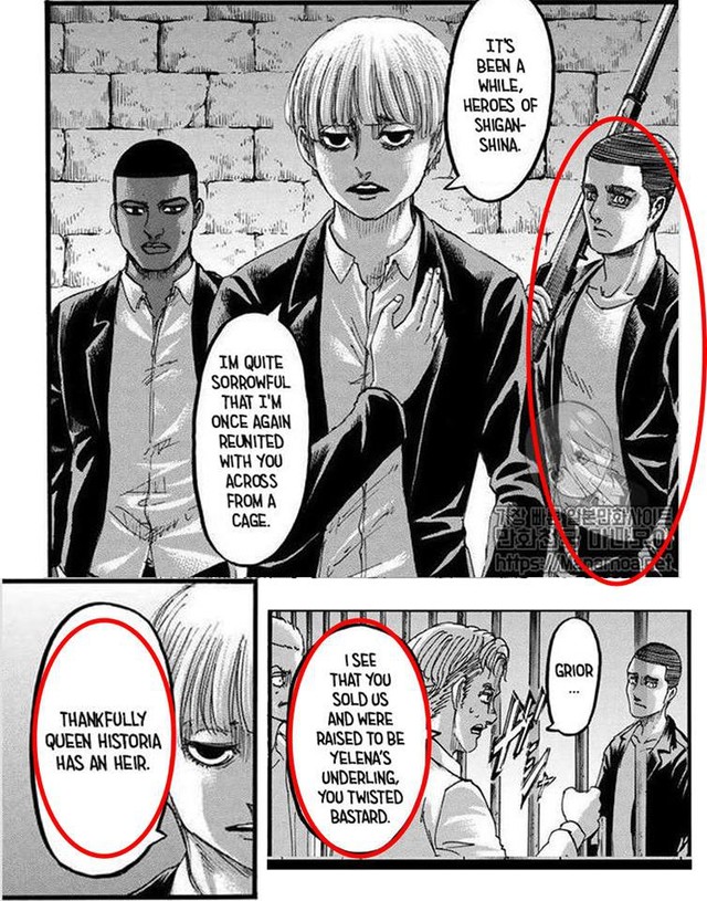 Attack on Titan chap 116: Zeke và Yelena vốn không hề hay biết việc nữ hoàng Historia đang mang thai? - Ảnh 1.