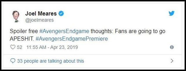Tổng hợp cảm xúc của những khán giả đầu tiên được xem Avengers: Endgame, quá hoành tráng, quá cảm động và họ đều đã khóc - Ảnh 8.