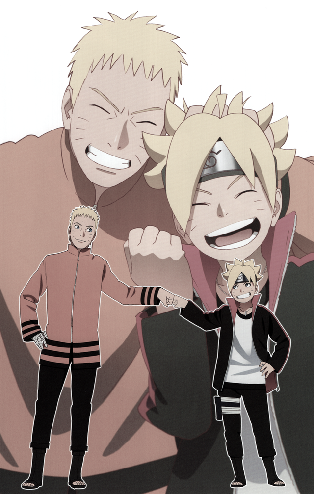 Naruto: Con nhà tông không giống lông cũng giống cánh, cứ nhìn Boruto với Hokage đệ thất là biết ngay - Ảnh 6.