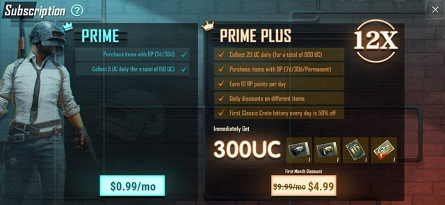 PUBG Mobile: Tính năng VIP xuất hiện, giá gói Prime Plus khoảng 230 nghìn đồng/tháng - Ảnh 1.