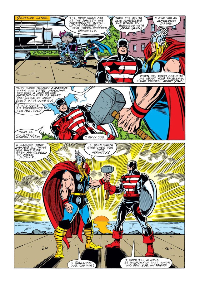 Avengers: Endgame - 3 lần Captain America đã nâng được Mjolnir trở thành Thần Sấm Mỹ - Ảnh 3.