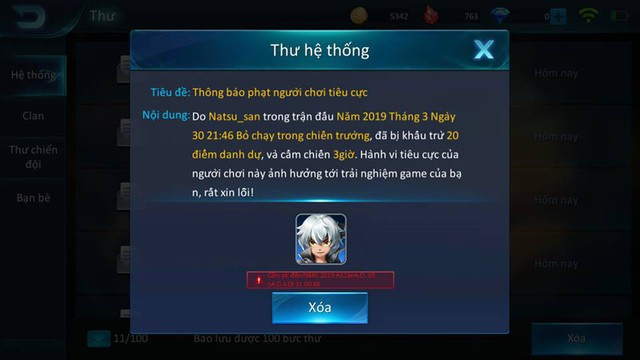 Tội AFK trong AOG bị phạt cấm chơi từ 30 phút tới 12 tiếng, game thủ Liên Quân Mobile thấy mà thèm - Ảnh 3. Tội AFK trong AOG bị phạt cấm chơi từ 30 phút tới 12 tiếng, game thủ Liên Quân Mobile thấy mà thèm - Ảnh 3.