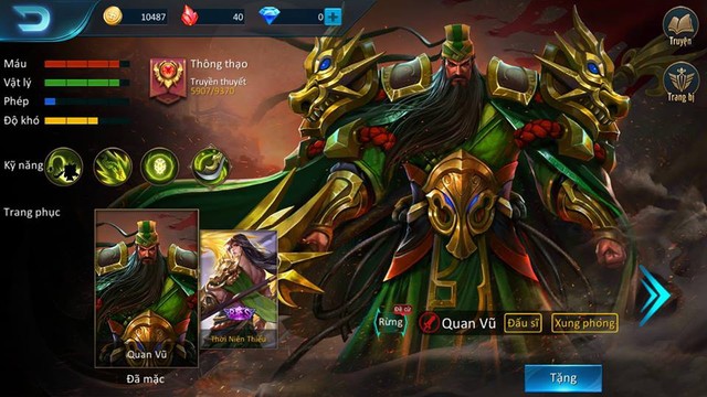 Không AFK, game thủ AOG được tặng FREE skin Quan Vũ, thay vì thưởng thêm vàng như Liên Quân Mobile - Ảnh 1.