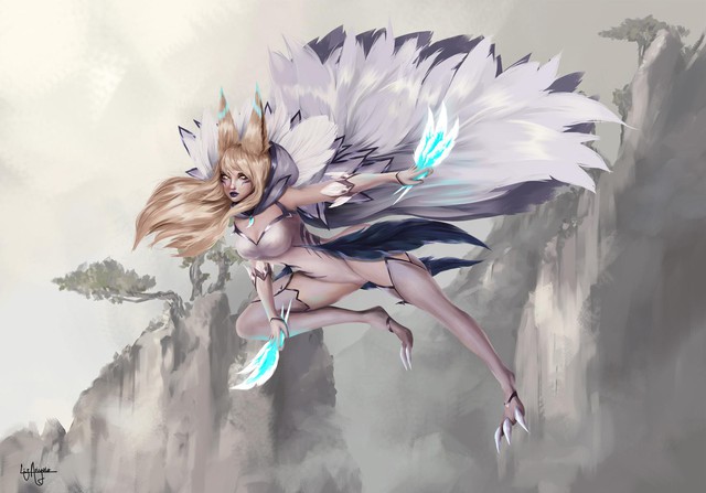 LMHT: Riot cố tình lờ đi trang phục vô địch của Xayah, fan dỗi tự thiết kế skin đẹp mê hồn - Ảnh 3. LMHT: Riot cố tình lờ đi trang phục vô địch của Xayah, fan dỗi tự thiết kế skin đẹp mê hồn - Ảnh 3.