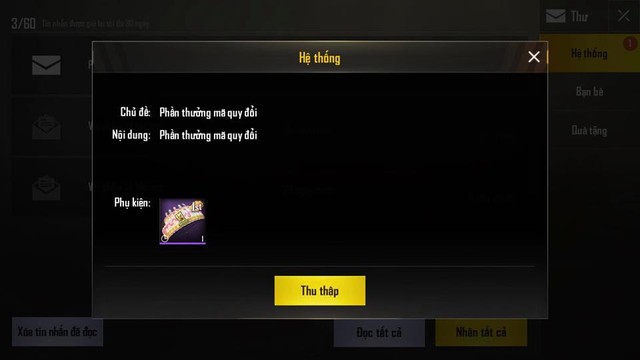 Nhập code khi xem giải PMCO, game thủ PUBG Mobile nhận về item giới hạn ngày dùng - Ảnh 3.