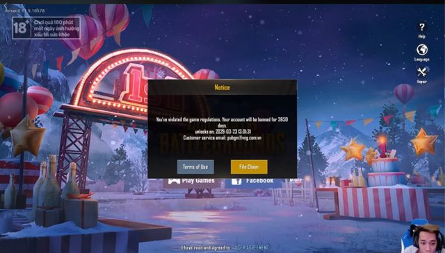 Streamer PUBG Mobile bị ban 3 lần 10 năm: Việc mất biểu tượng giả lập là do chuyển slot - Ảnh 1.