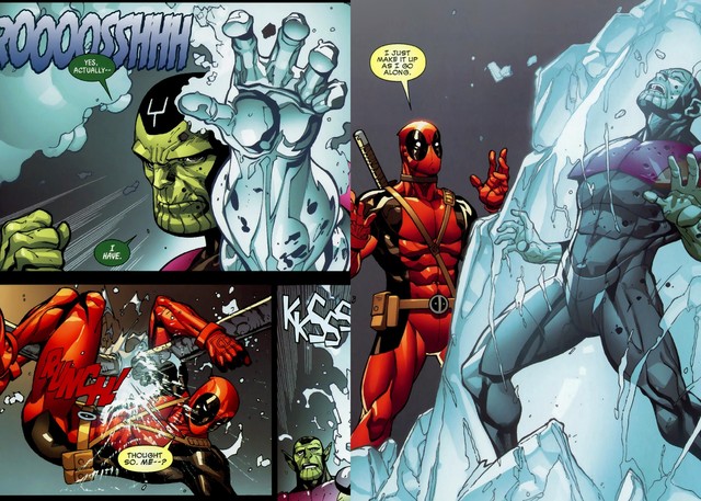 Ham muốn sức mạnh của chàng bựa Deadpool, cả đàn Skrull rủ nhau “bay màu” - Ảnh 4.