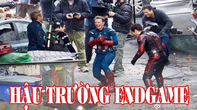 Chết cười với loạt ảnh và clip hậu trường lầy lội của dàn sao Avengers: Endgame - Ảnh 11.